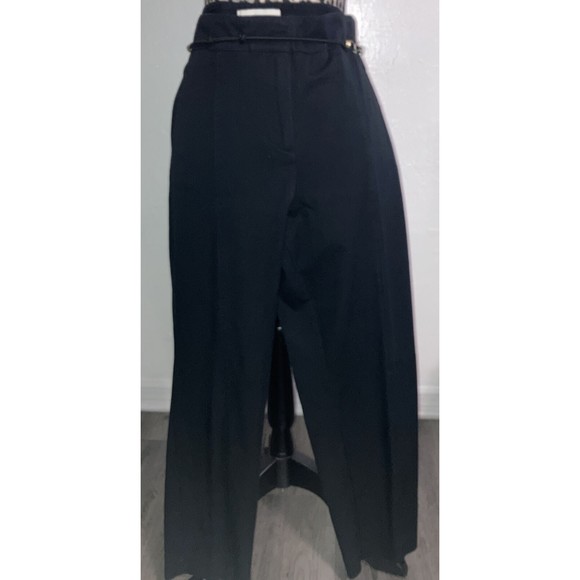 Talbots Pants 14 Classicore Casual Preppy Black Straight Leg Career Stretch - Picture 1 of 5